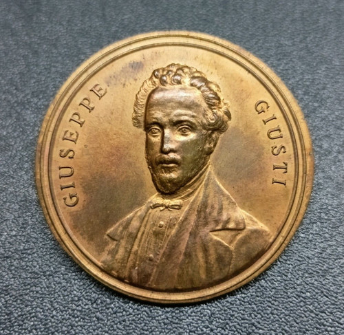 Medaglia giuseppe giusti - medaglia,