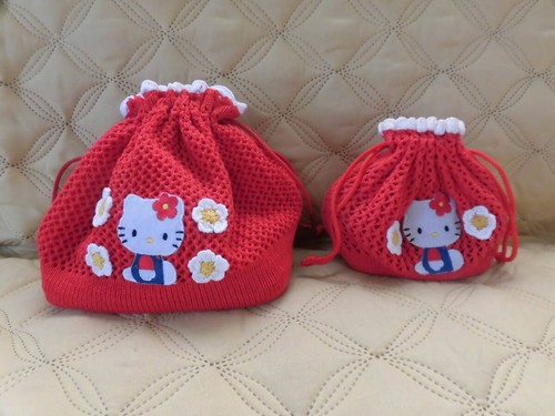 Set borsa con coulisse sanrio - set,