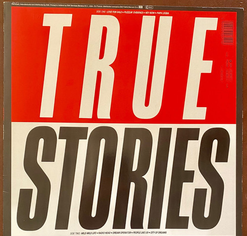 Talking heads true stories - true, lp