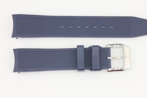 Cinturino gomma blu iwc per - in,