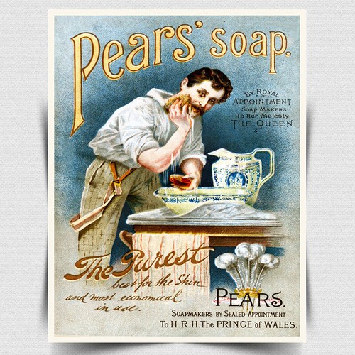 Insegna sapone perle - insegna,