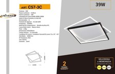 Plafoniera LED UNIVERSO C57-3C