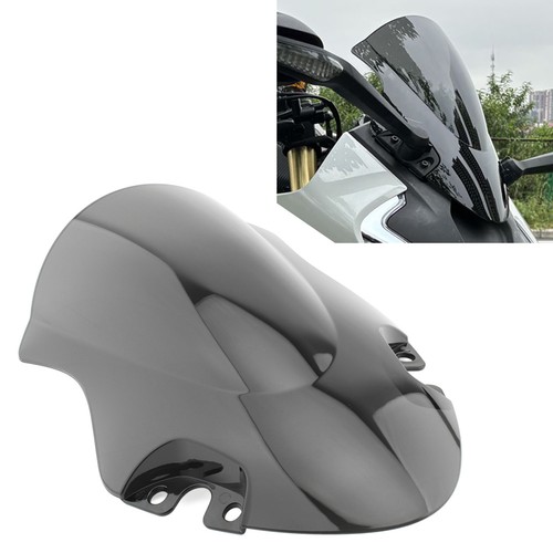 Visiera parabrezza moto grigio - visiera,