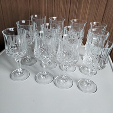 12 CALICI  CRISTAL  D’ARQUES DA VINO COLLEZIONE LONGCHAMP