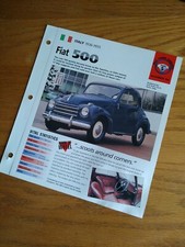 Fiat 500 imp - imp, sheet
