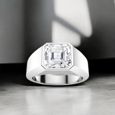 Anelli da uomo in oro bianco