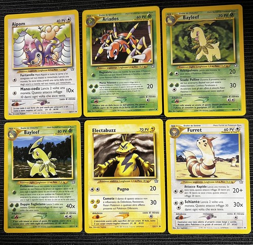 Lotto carte pokémon - 38, neo