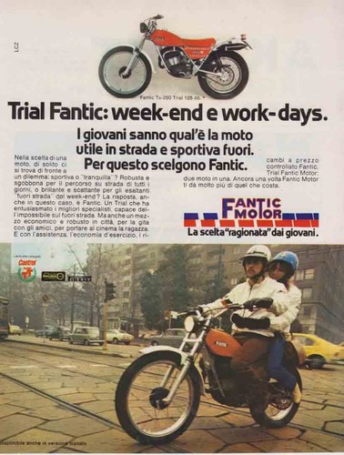 Advertising pubblicità fantic - pubblicità,