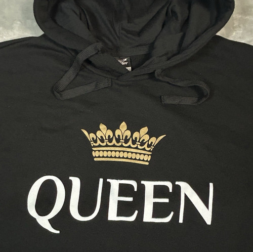 Felpa con cappuccio uomo queen - con,