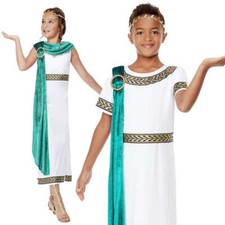 Boys Girls Toga Romana Costume