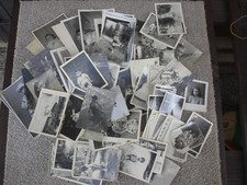 LOTTO DI 100 VECCHIE FOTOGRAFIE IN BIANCO E NERO - SOLO BAMBINI