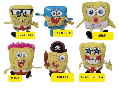 Spongebob peluche pupazzo 20cm - spongebob,