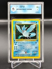 ?Pokémon GRAAD 6.5 Articuno 2/62 PRIMA EDIZIONE 1ed swirl ITA Fossil bgs psa?