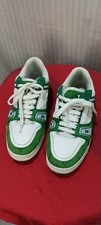 SCARPE LOUIS VUITTON BY VIRGIL ABLOH GREEN SNEAKERS SIZE: 38