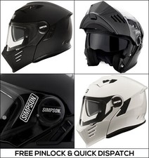 Casco moto modulare - , simpson