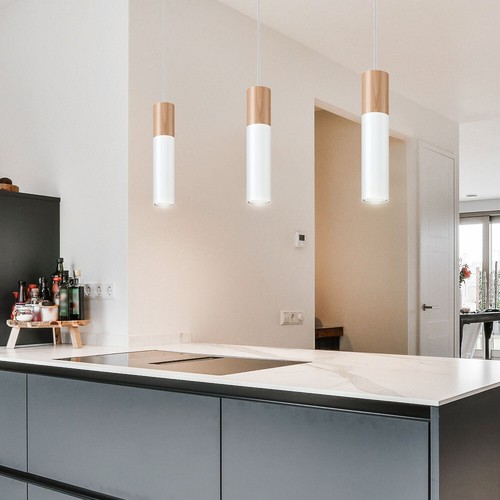 Lampada sospensione legno - lampada,