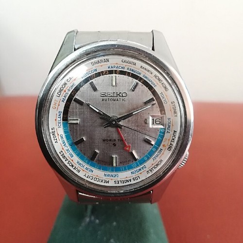 Seiko world time 6117 6010 - world, 6117-6010