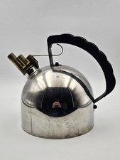 Bollitore teiera fischietto Alessi vintage INOX 18/10 Italia Richard Sapper LEGGI