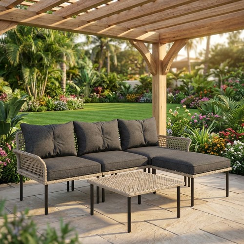 Salotto giardino con divano - giardino,