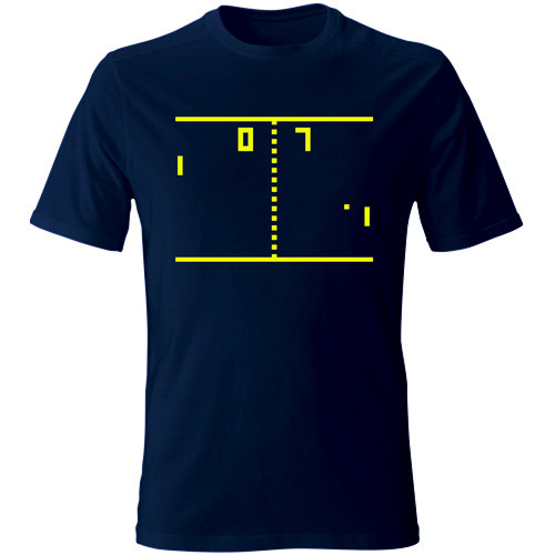 Shirt ping pong videogame - pong,