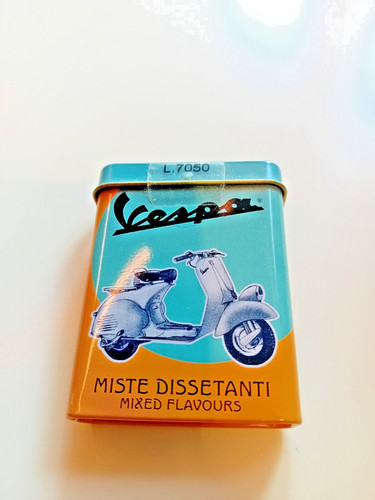 Scatolina metallo vespa 15g - metallo,