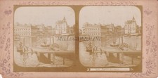STEREOVIEW - Kiel Germany - Parthie am Hafen 1901 Tempelhof Berlino