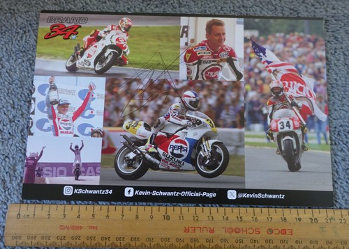 Kevin schwantz rider card moto - rider,