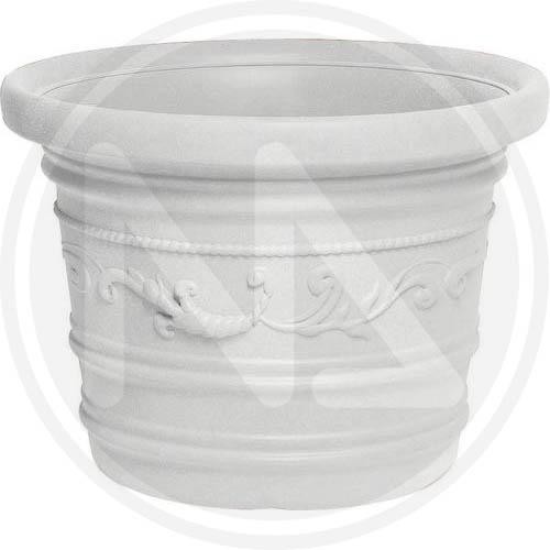 Vaso tondo festonato - tondo, resina