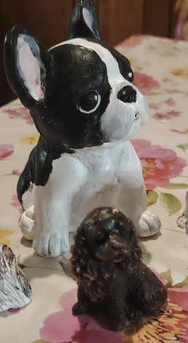 Statuette gesso ceramico - in,