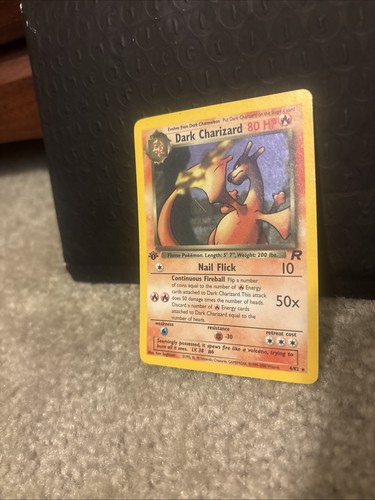Carta pokémon dark - carta,