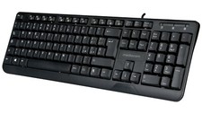 TASTIERA USB SLIM KEYBOARD CX2200 CON ADATTATORE PS/2