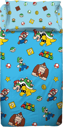 Super mario set lenzuolo - super, mario,
