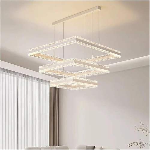 Lampadario led quadrato - led, 3