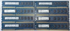 Lot of 8 Desktop RAM Memory