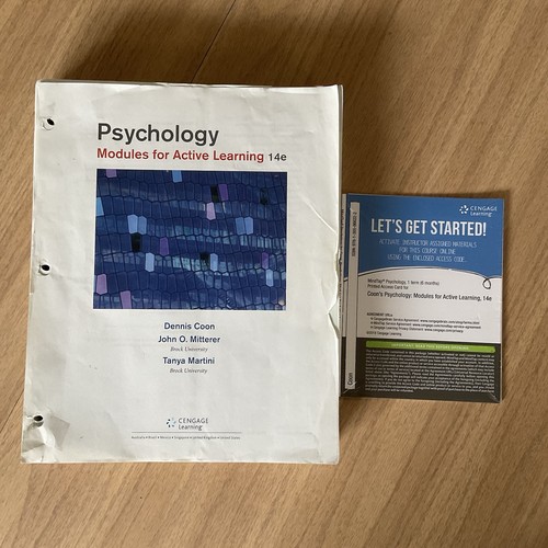 Psychology modules for active - for,
