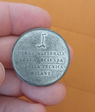 MEDAGLIA MUSEO NAZIONALE SCIENZA  TECNICA MILANO LEONARDO DA VINCI