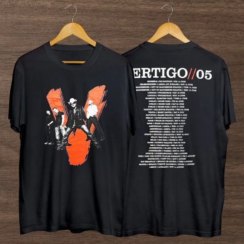 Shirt vertigo tour 2005 - vertigo,