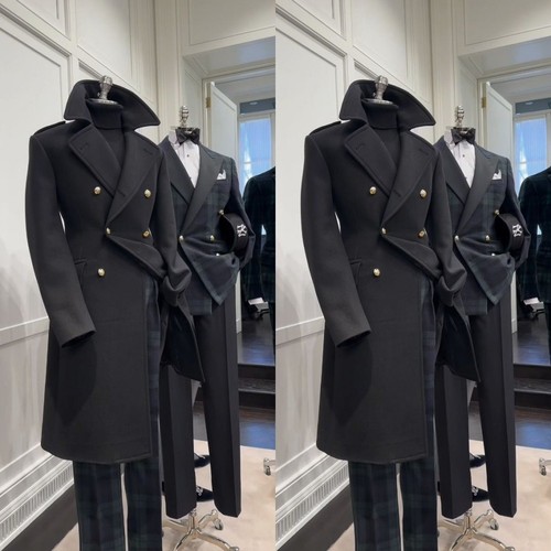 Cappotto lungo uomo lana
