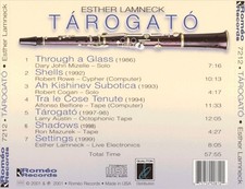 ESTHER LAMNECK - TAROGATO NEW CD