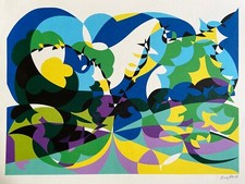 Giacomo Balla Litografia 1968