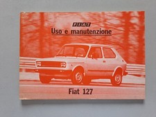 FIAT 127 Libretto Uso E Manutenzione Marzo 1977 - Ottime condizioni