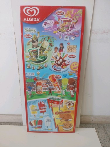 Tabella insegna gelati - tabella,