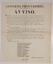XX202-MILANO 1848-GOVERNO PROVVISORIO PRESTITO X SOSTENERE LA GUERRA