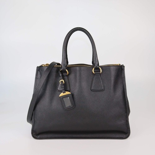 Borsa prada nera pelle - in,