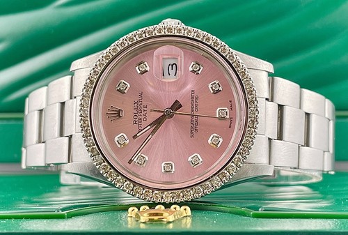 Rolex donna data 34mm iced - 34mm,