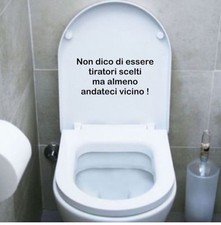 wall stickers adesivo wc sanitari bagno frase water toilette locale bar a0110