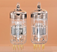 2x Siemens E88CC Audiophile Tubes – TV‑7 Tested – ECC88/6DJ8 High‑Performance