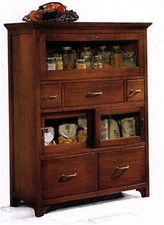 DISPENSA CREDENZA CRISTALLIERA  MADIA ARTE POVERA