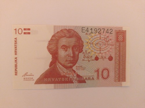 Banconota dinari croati - banconota, da
