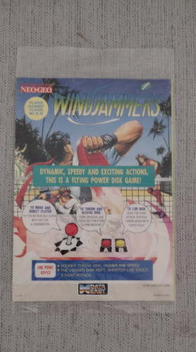 Windjammers neo geo mvs artset - windjammers,